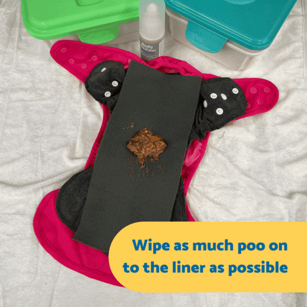 Flush & Dunk Poo - How to deal with reusable nappy poo